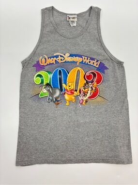 Walt Disney World 2003 Winnie the Pooh Gray Tank Top